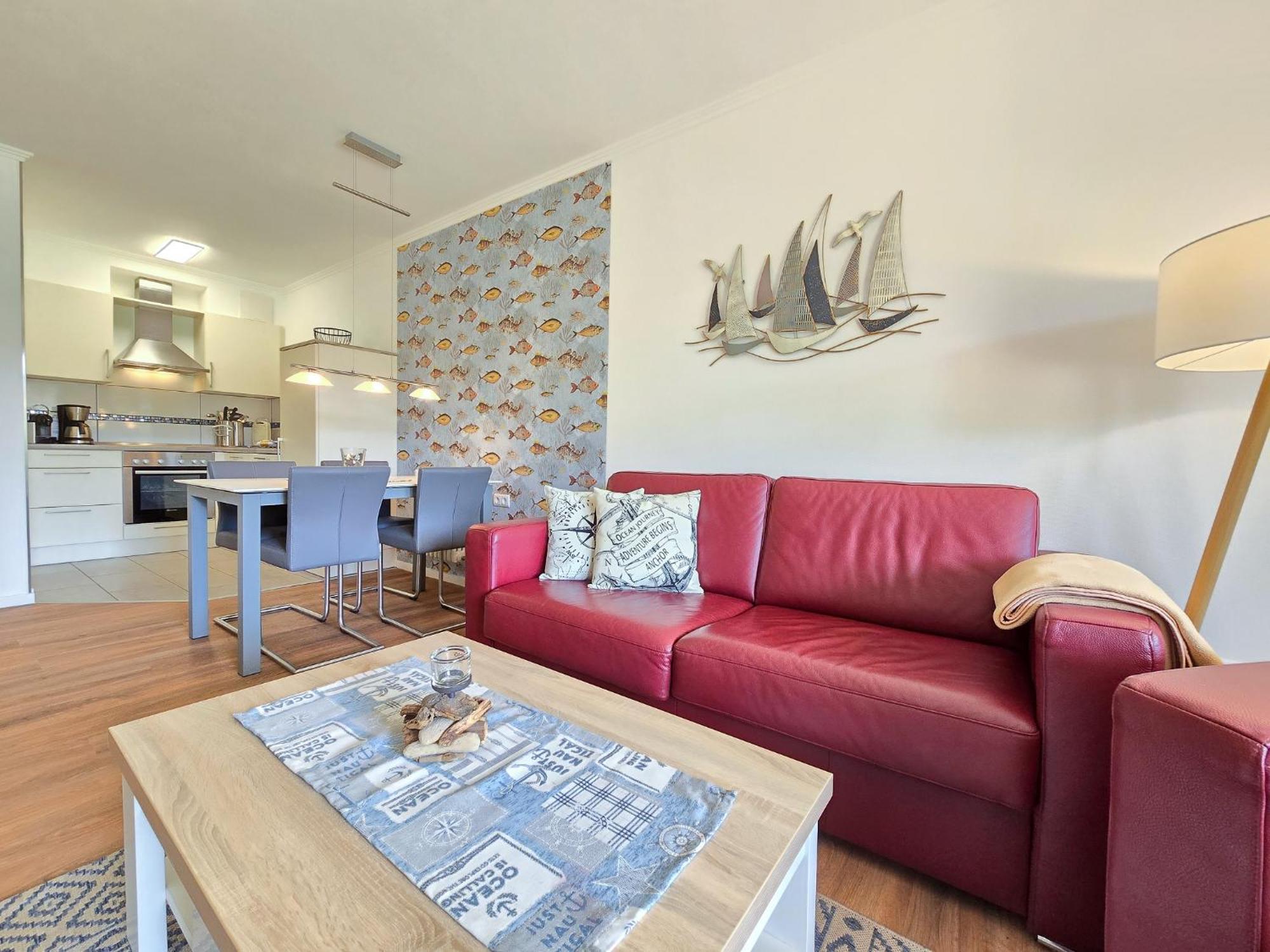Duenenpark Binz - Komfortplus Ferienwohnung Mit 1 Schlafzimmer Und Terrasse Im Erdgeschoss 212 Luaran gambar