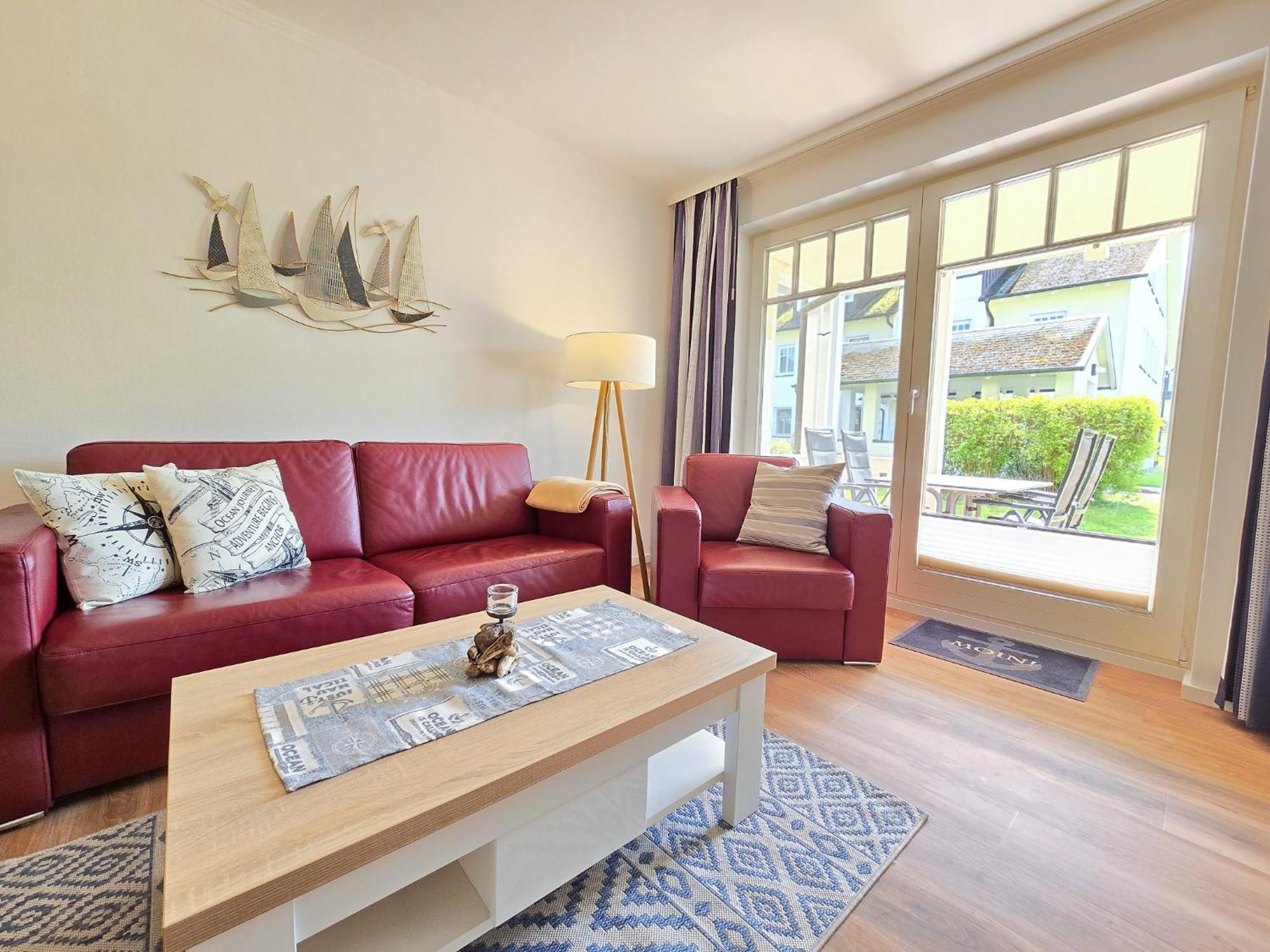 Duenenpark Binz - Komfortplus Ferienwohnung Mit 1 Schlafzimmer Und Terrasse Im Erdgeschoss 212 Luaran gambar